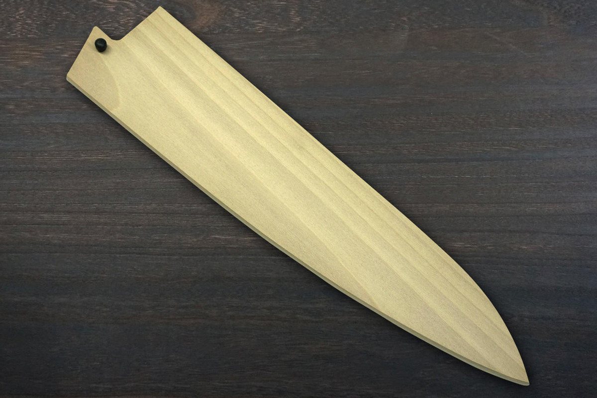 Magnolia Saya Sheath [with Ebony Pin] for 330mm Chef Knife(Gyuto) 
