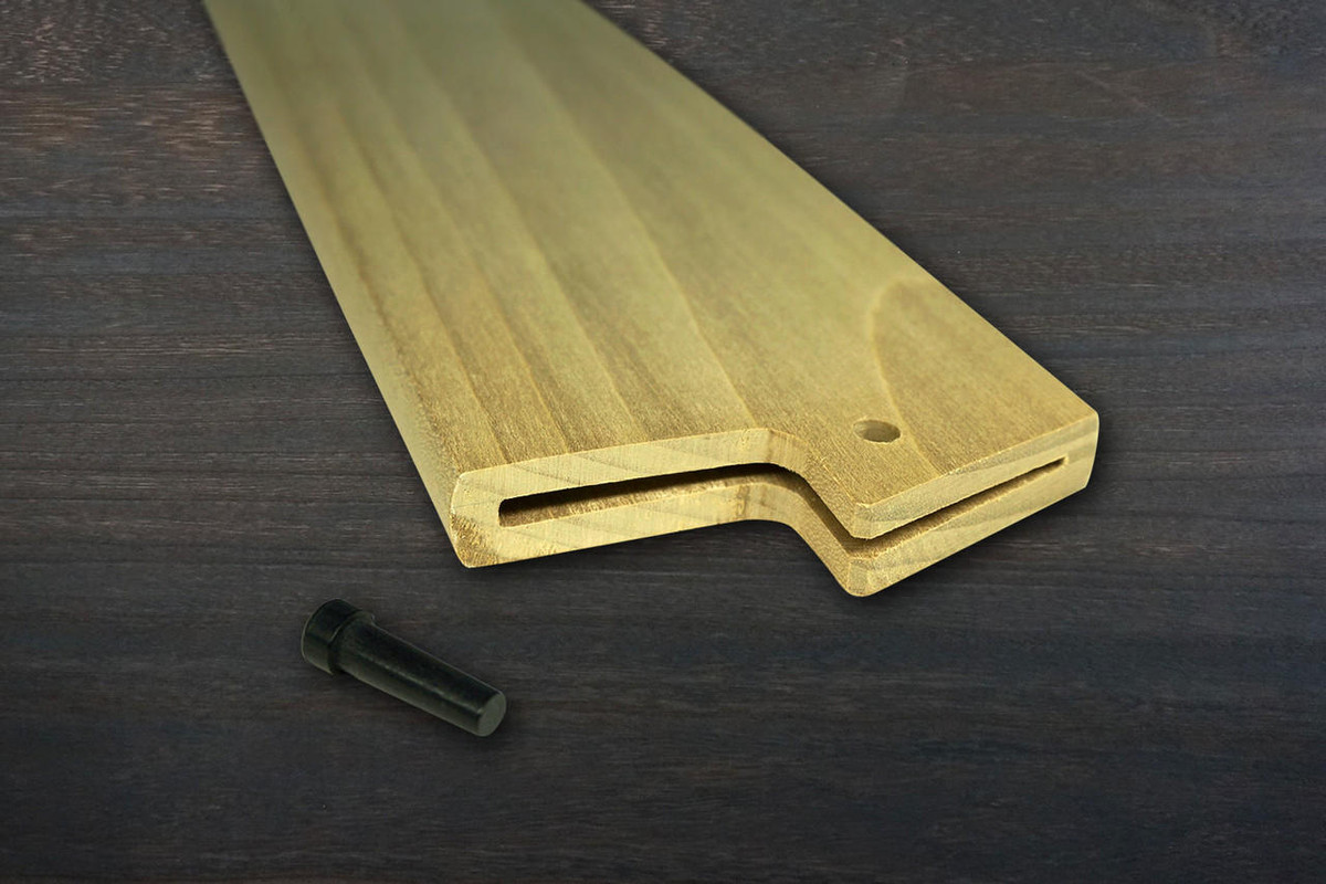 Magnolia Saya Sheath [with Ebony Pin] for 330mm Chef Knife(Gyuto) 