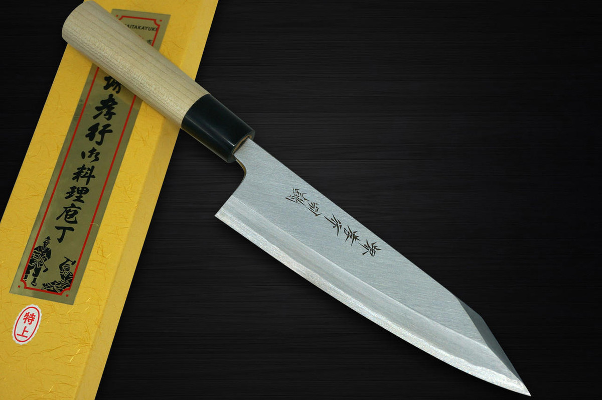 Sakai Takayuki Tokujyo Supreme White 2 steel Japanese Chefs Kiritsuke Deba 150mm