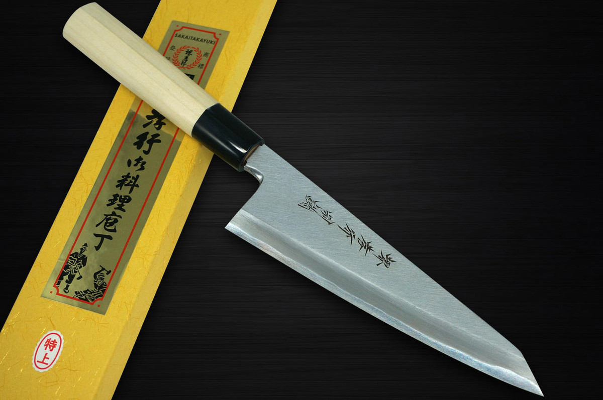 Sakai Takayuki Tokujyo Supreme White 2 steel Japanese Chefs Wa-GarasukiBoning 180mm
