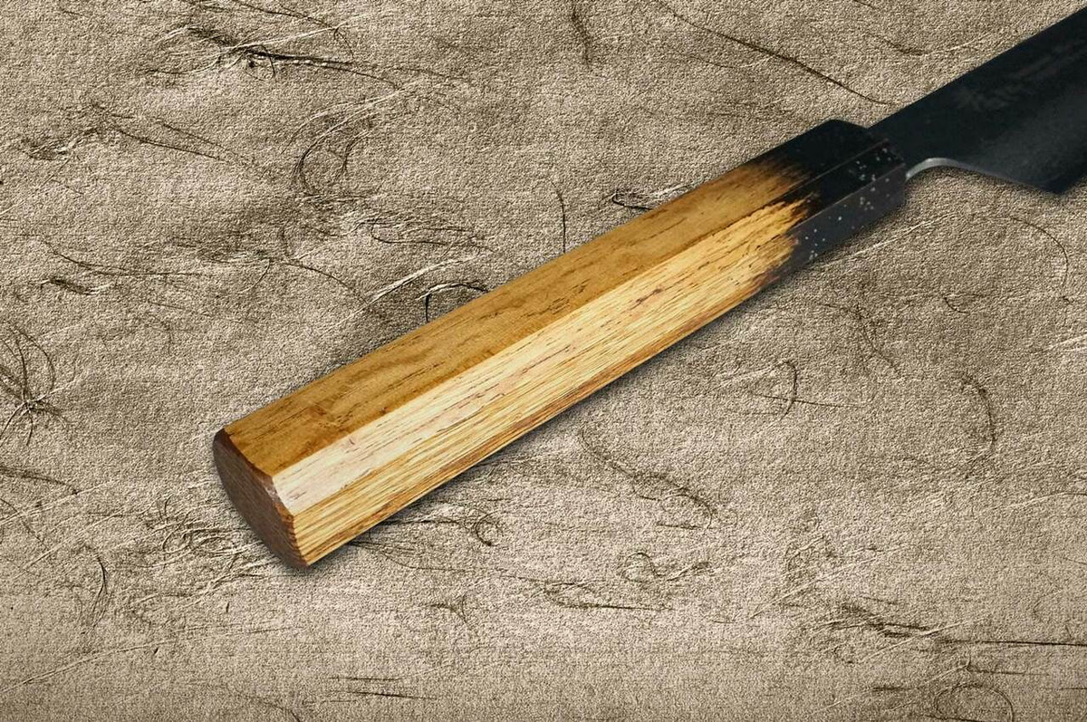 Sakai Takayuki 33-Layer VG10 Damascus Urushi Chefs Gyuto Knife 240mm with Japanese Lacquered Oak Handle KOKUSHIN