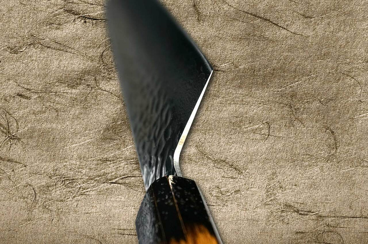 Sakai Takayuki 33-Layer VG10 Damascus Urushi Chefs Gyuto Knife 240mm with Japanese Lacquered Oak Handle KOKUSHIN