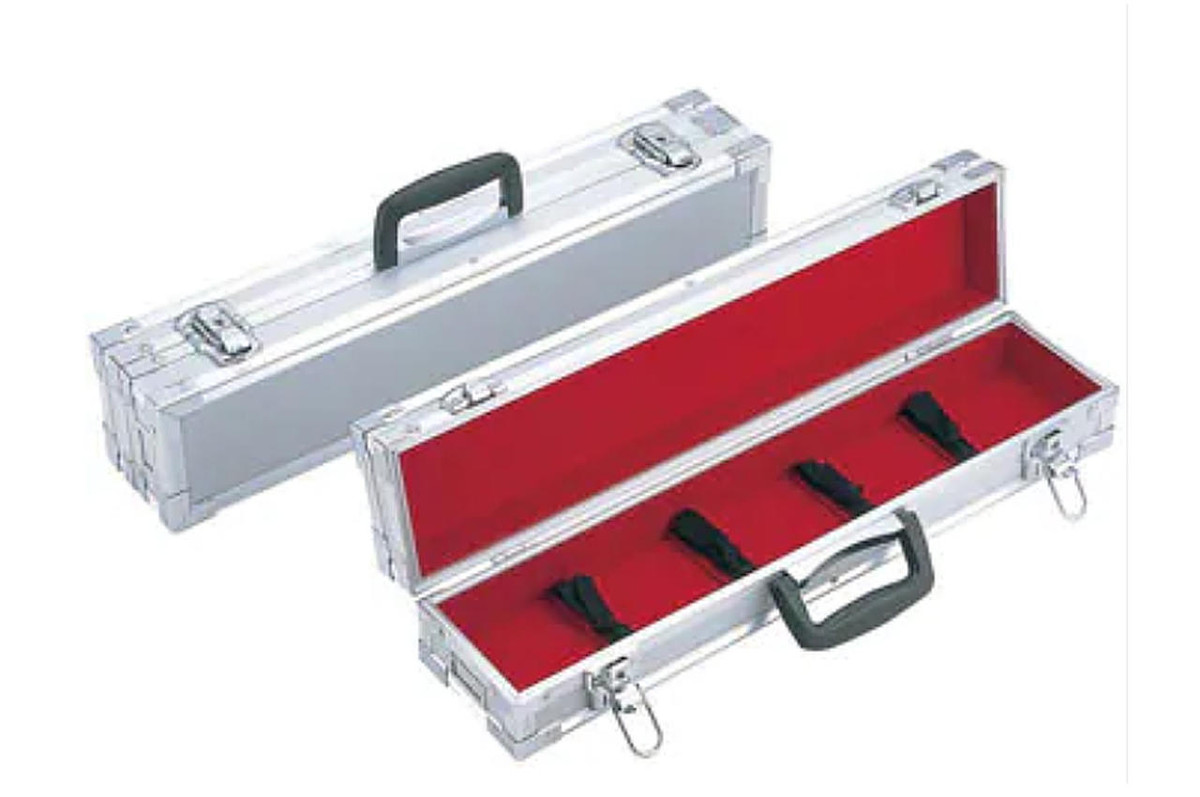 Professional Attache Case for Kitchen Knives Duralumin Silver Small