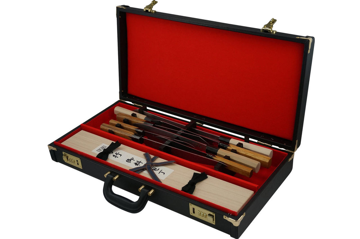 Professional Attache Case for Kitchen Knives AHU1501 Black