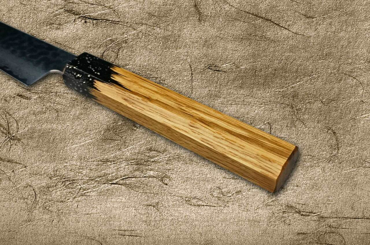 Sakai Takayuki 33-Layer VG10 Damascus Urushi Chefs SlicerSujihiki 240mm with Japanese Lacquered Oak Handle KOKUSHIN