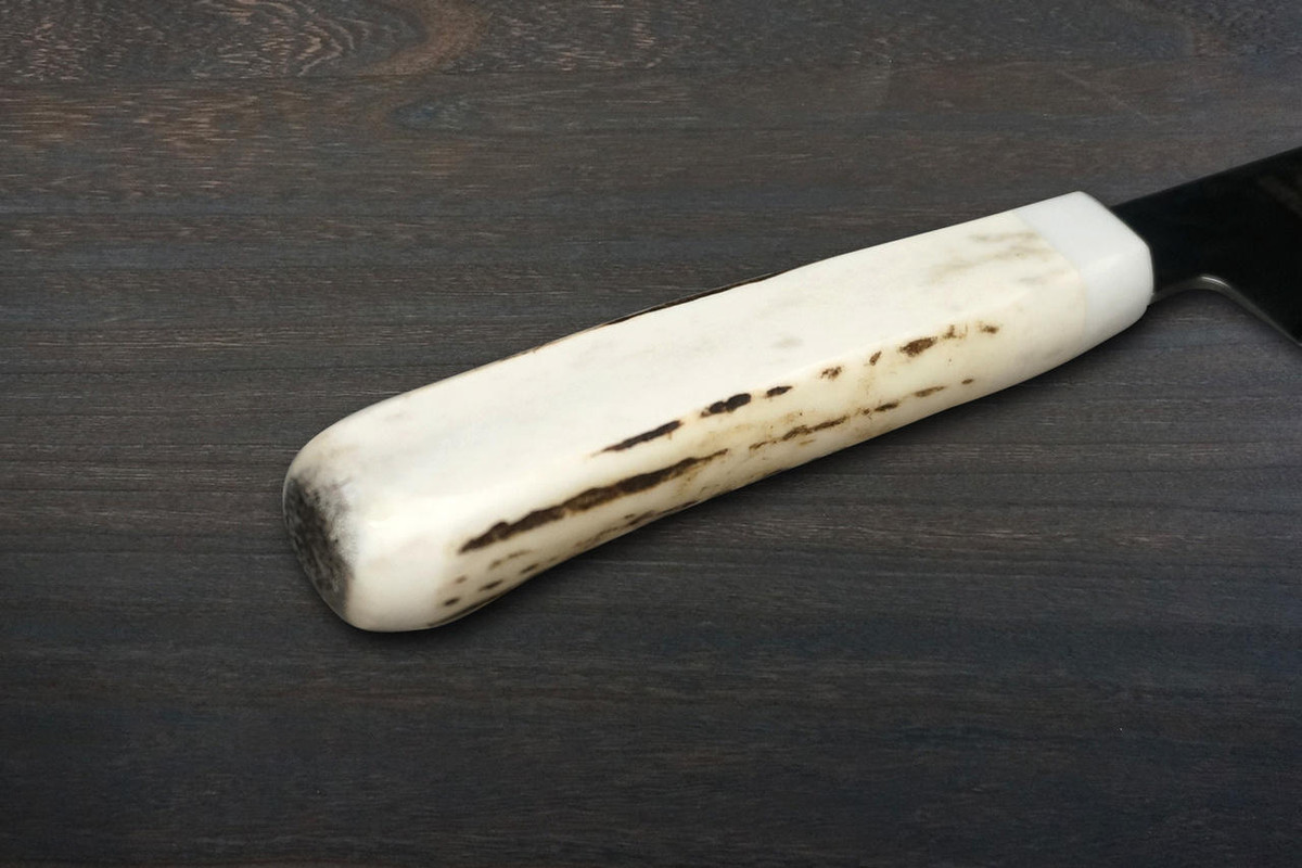 Sakai Takayuki 33-Layer VG10 Damascus DHW Japanese Chefs Petty KnifeUtility 150mm with White Antler Handle
