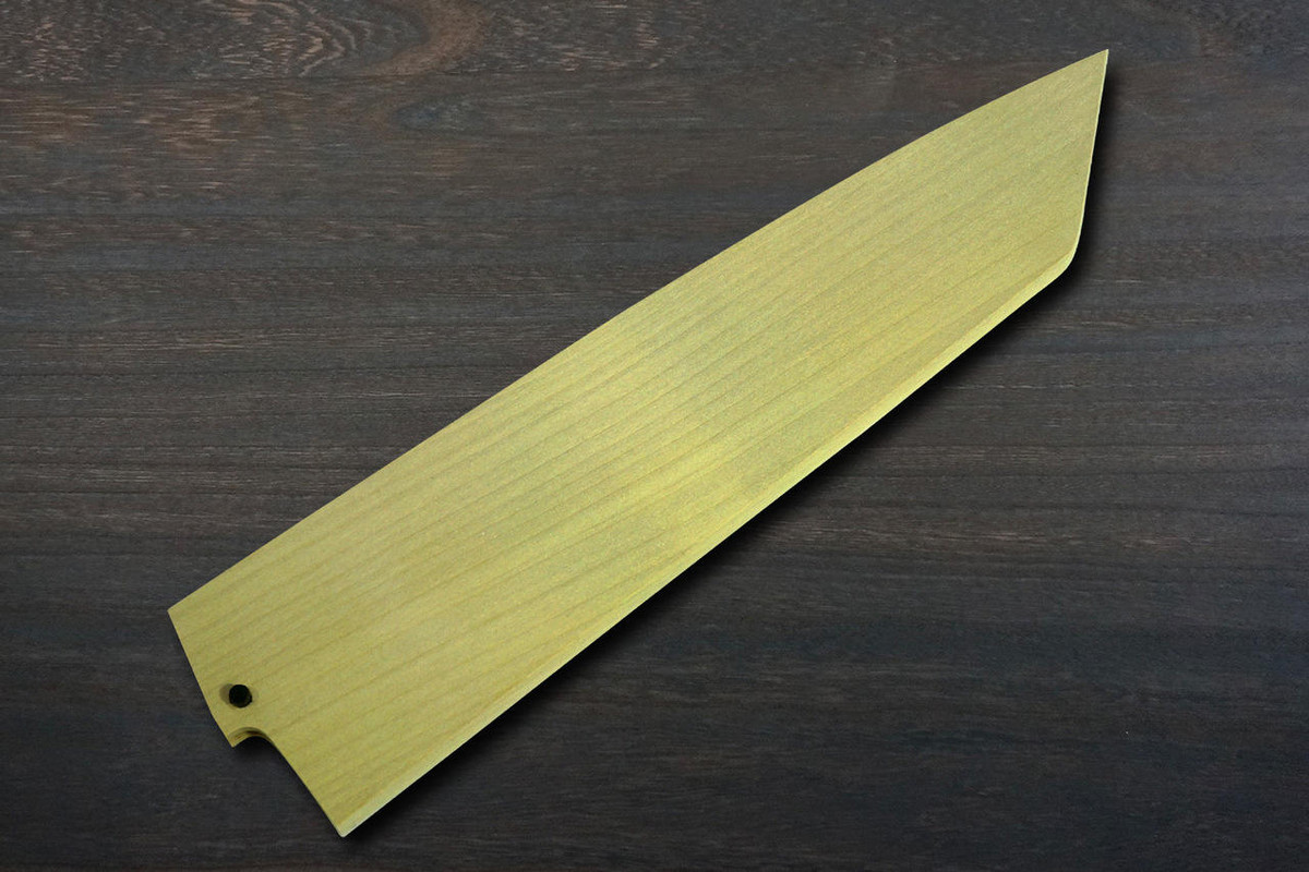 Magnolia Saya Sheath with Ebony Pin for 190mm Kengata-Gyuto Knife