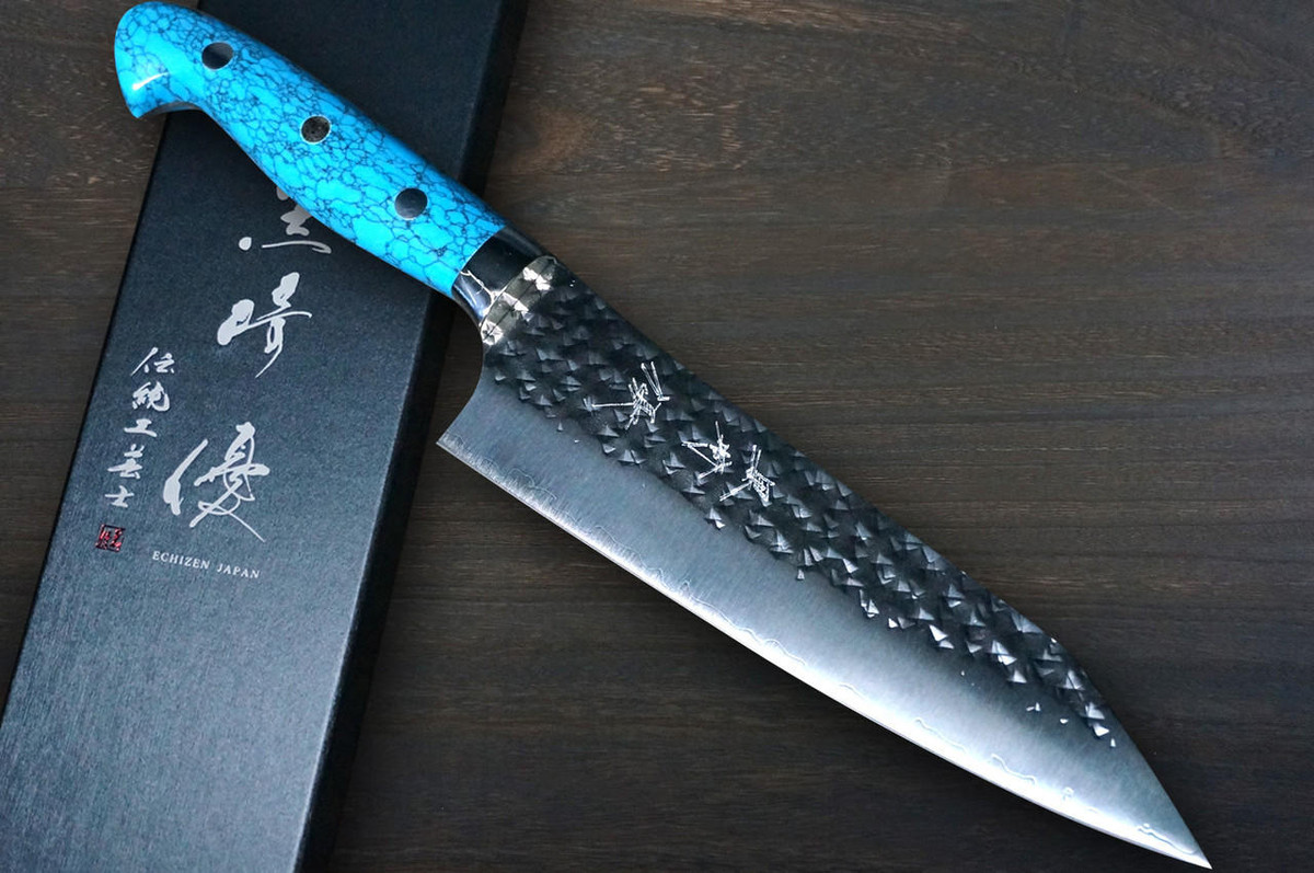 ゆしあおと　ヨウコスクープ Yu Kurosaki R2(SG2) Hammered SENKO-EI Custom TCA Japanese Chef's