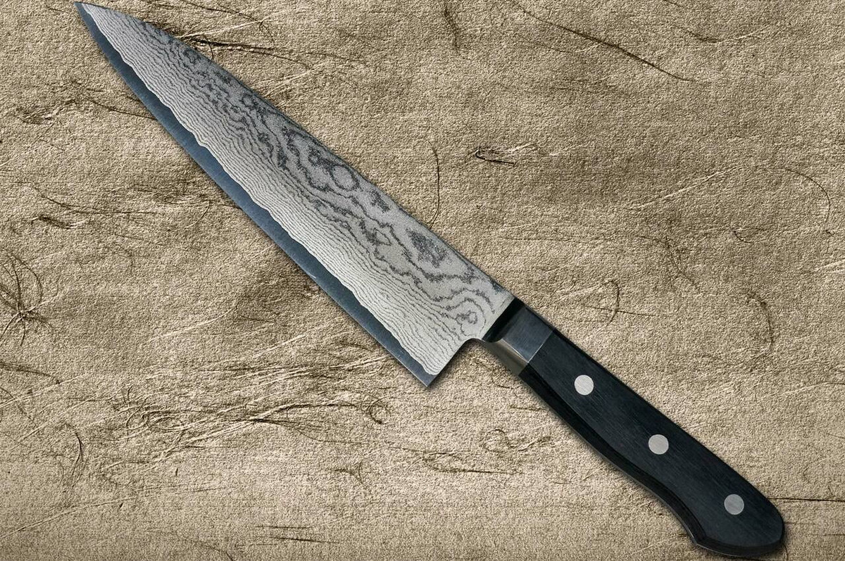 Shigeki Tanaka 33-Layer VG10 Damascus KYOKKO Japanese Chefs Kengata-Gyuto Knife 180mm