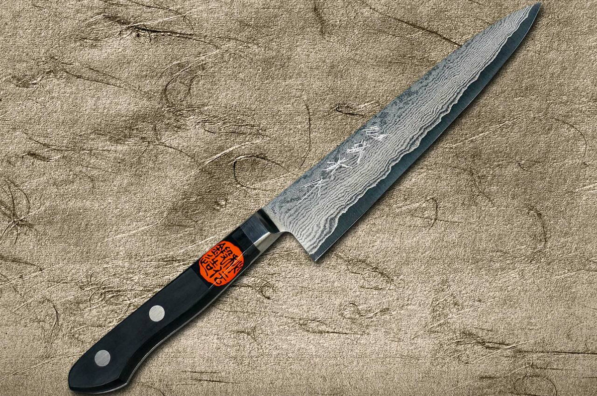 Shigeki Tanaka 33-Layer VG10 Damascus KYOKKO Japanese Chefs Petty KnifeUtility 120mm