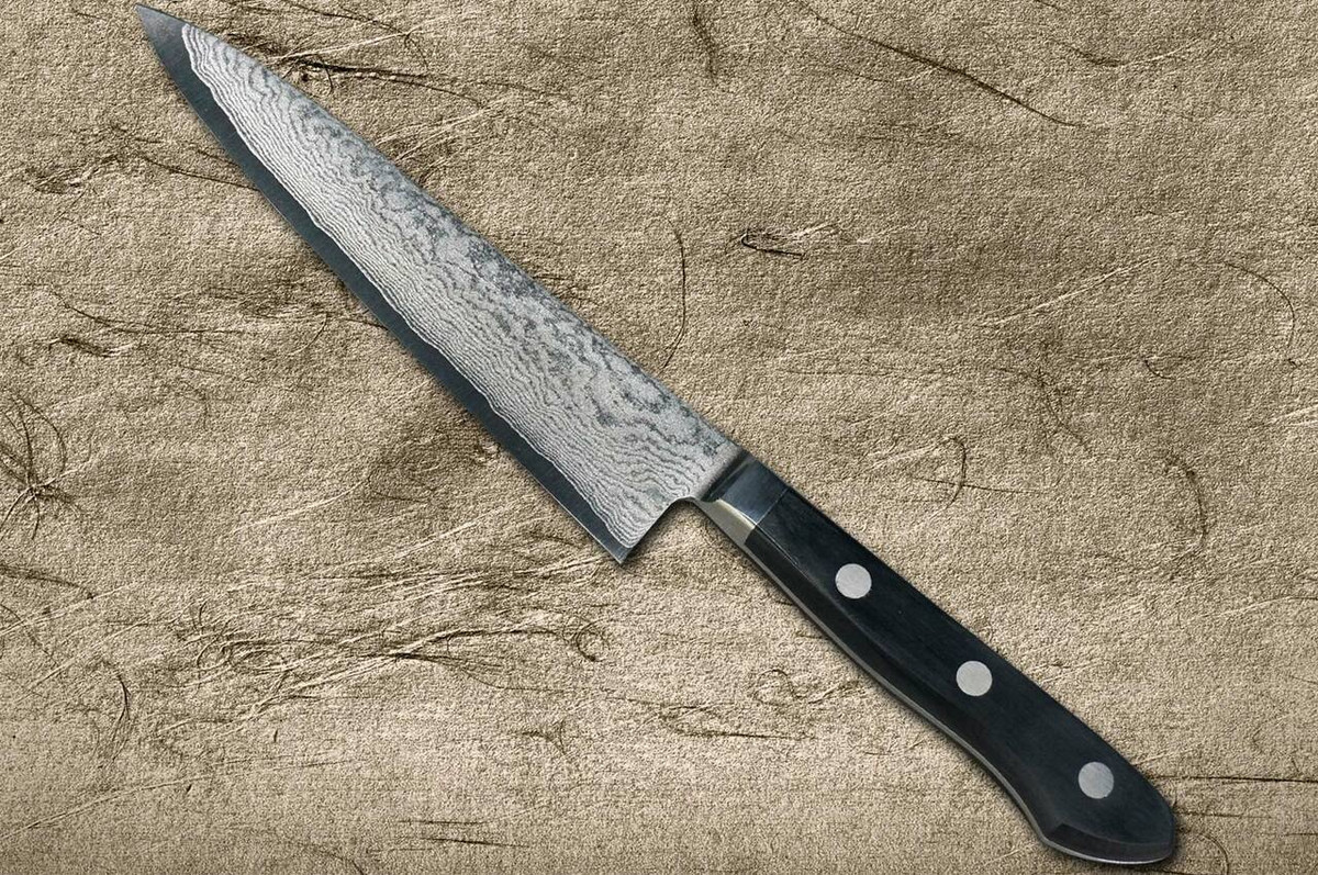 Shigeki Tanaka 33-Layer VG10 Damascus KYOKKO Japanese Chefs Petty KnifeUtility 150mm
