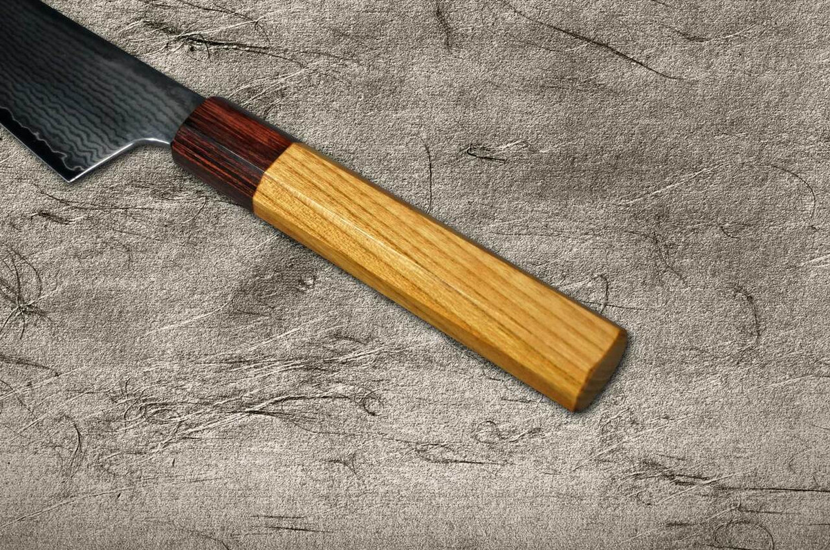 Sakai Takayuki 33-Layer VG10 Damascus Hammered WA Japanese Chefs HonesukiBoning 180mm