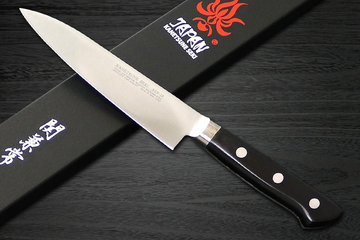 Kanetsune KC-170 Whole VG10 Stainless Steel Japanese Chefs Petty KnifeUtility 120mm