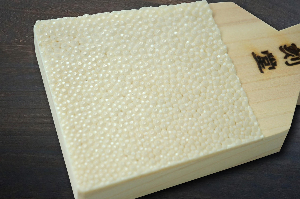 Japanese Grater with Shark Skin for Wasabi Middle
