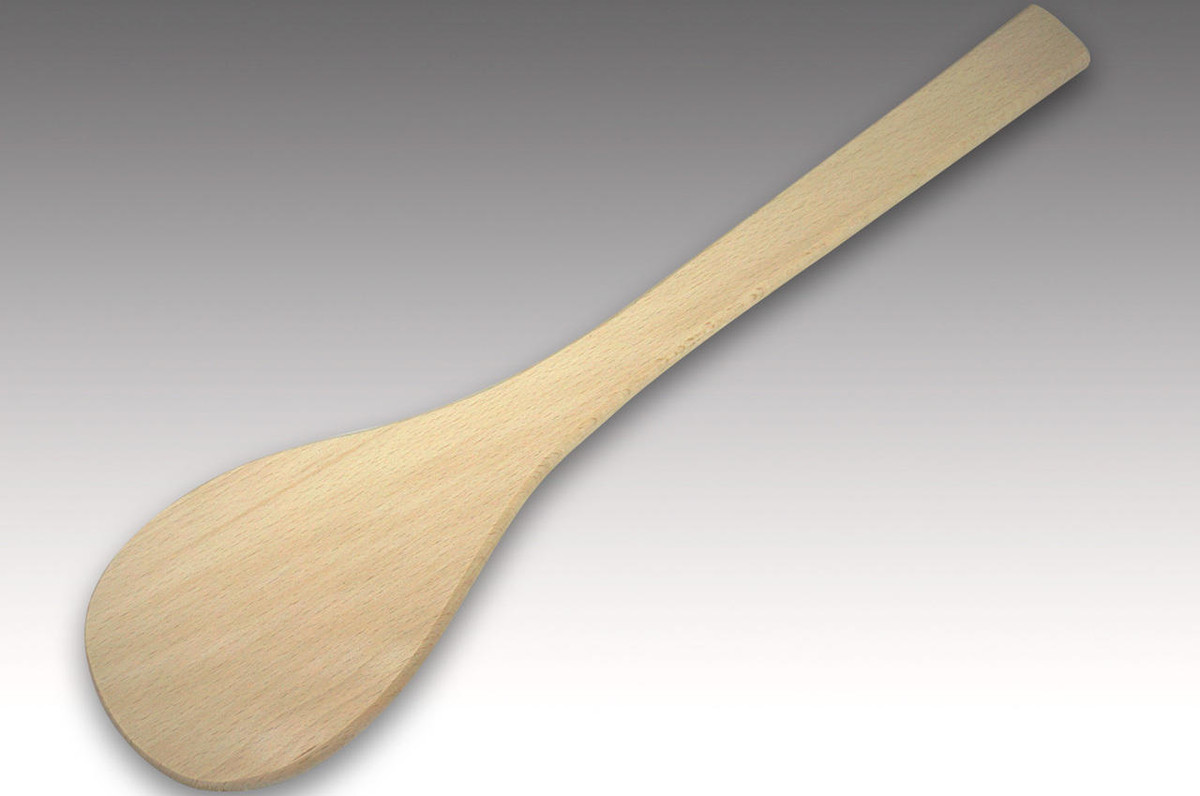 Wooden Spatula Rice Paddle Round Type Shamoji Miyajima 1050mm 41.3inch