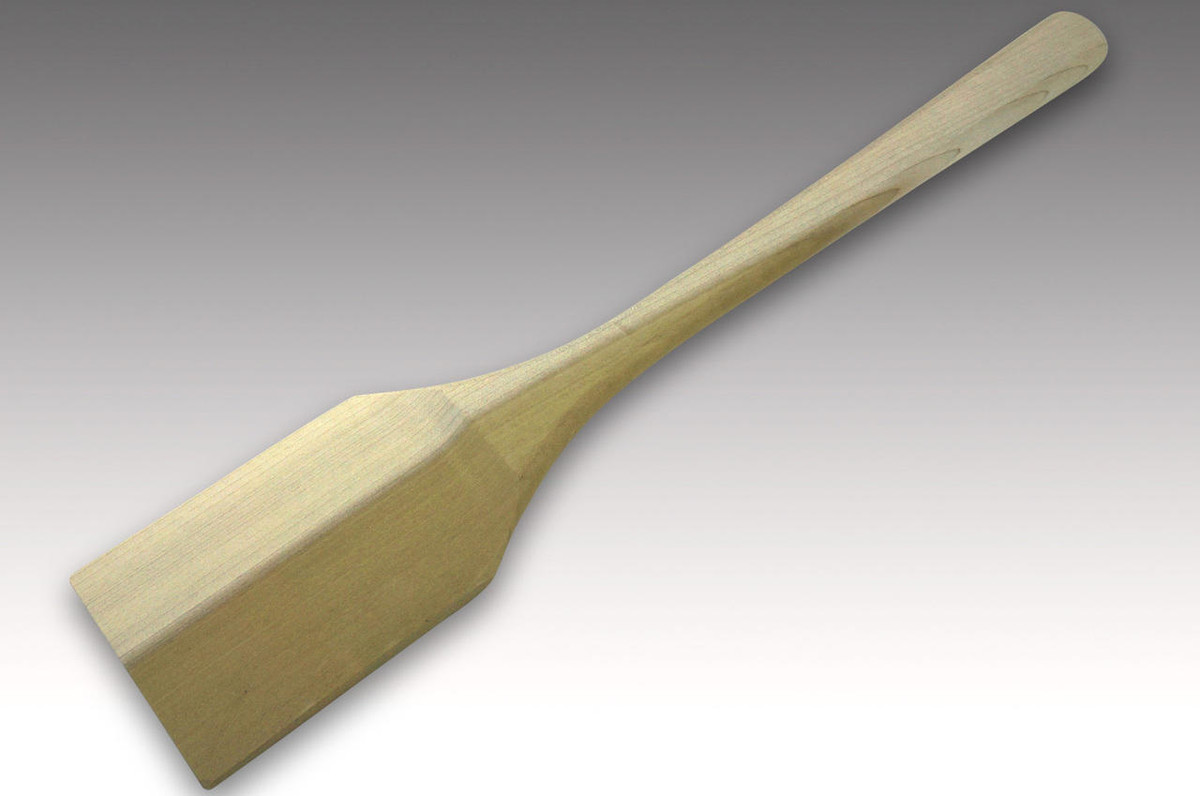 Wooden Spatula Rice Paddle Square Type Shamoji Miyajima 360mm 14.2inch