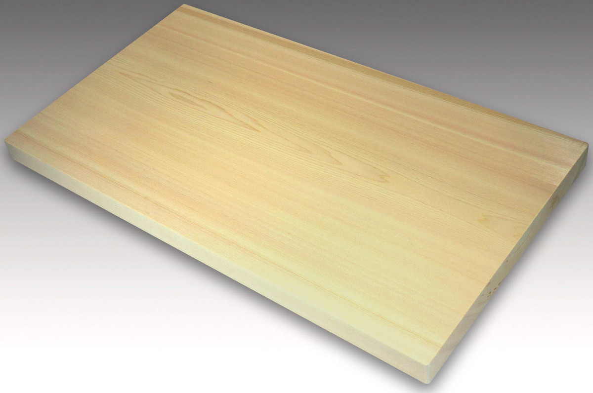 Kiso Hinoki Japanese Natural Wood Cutting Board Antibacterial Professional Grade 900 x 330 x H30mm