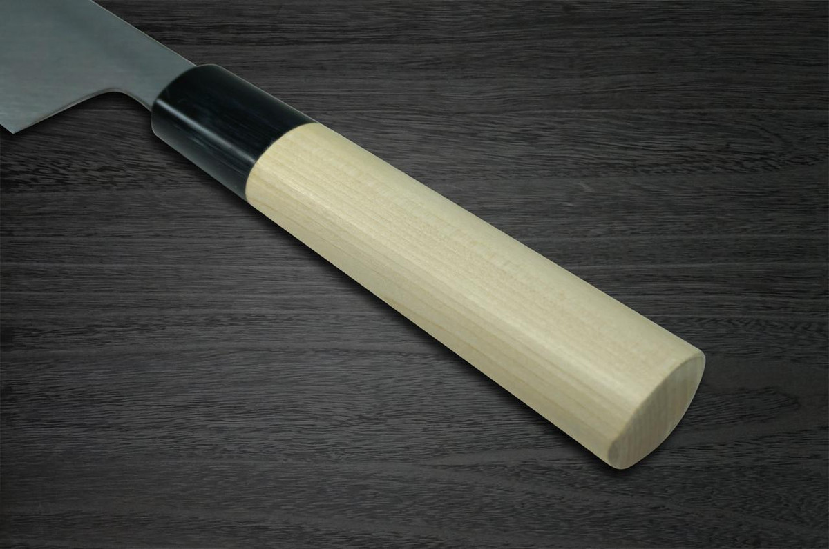 Yoshihiro White No.2 Supreme Jousaku JCHC Japanese Chef's Kamagata-Usuba(Vegetable) 180mm with Magnolia Wood Handle 