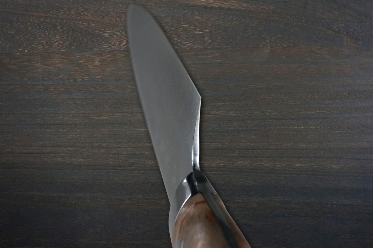 Takeshi Saji SRS13 Mirror Hammered Nomura Special Japanese Chefs Petty KnifeUtility 130mm with Karin Lump Handle
