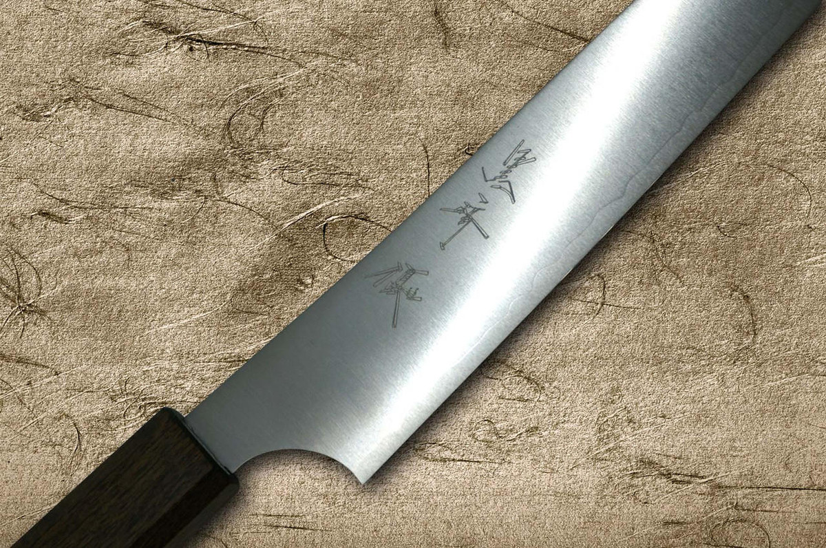 Yu Kurosaki HAP40 GEKKO WA OK8M Japanese Chefs SlicerSujihiki 270mm with Urushi Lacquered Oak Handle