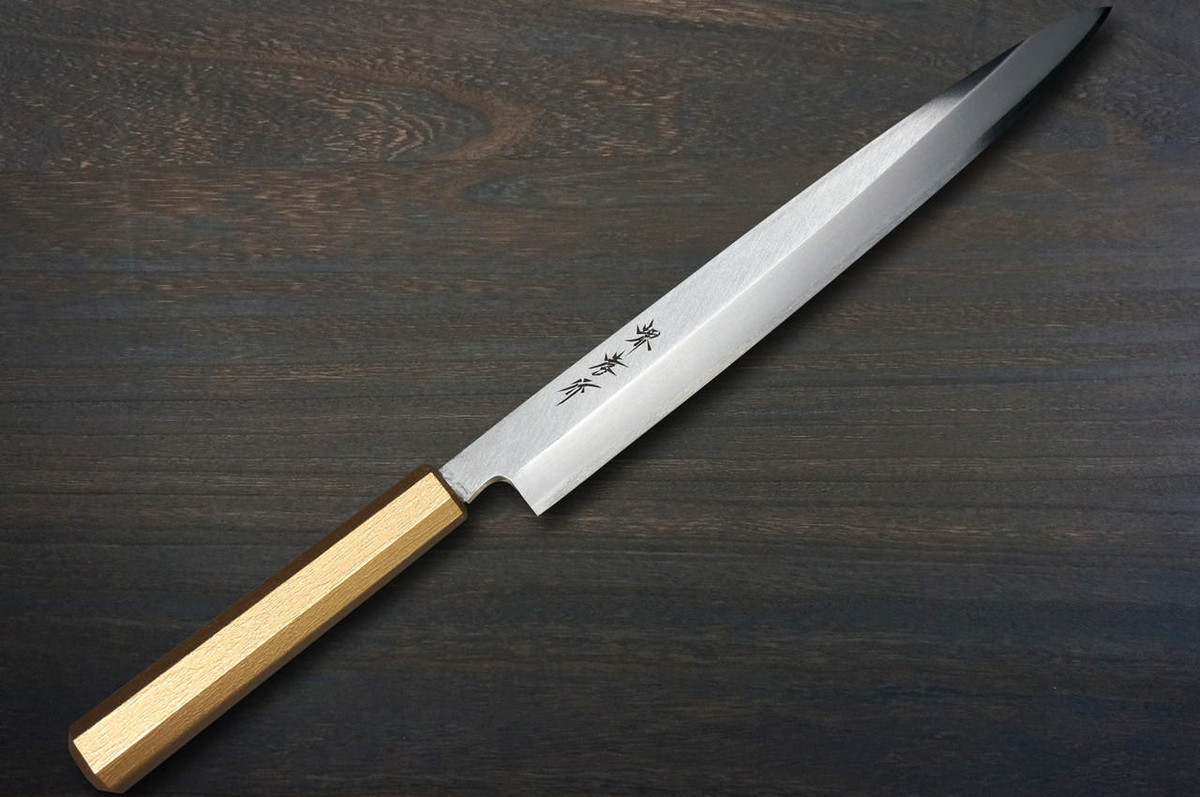 Sakai Takayuki INOX Japanese-style Nanairo Chefs YanagibaSashimi 210mm ABS Resin Handle Gold-Pearl