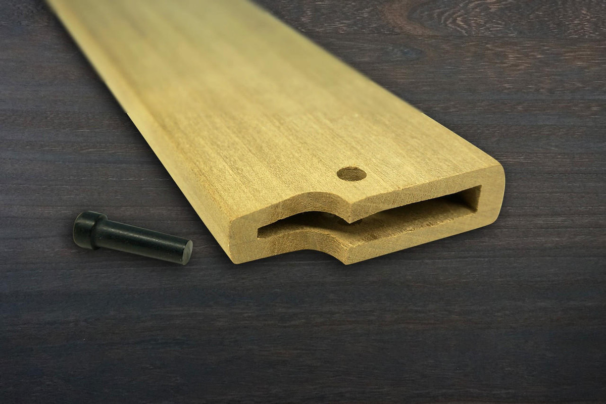 Left Handed Magnolia Saya Sheath with Ebony Pin for 330mm YanagibaSashimi