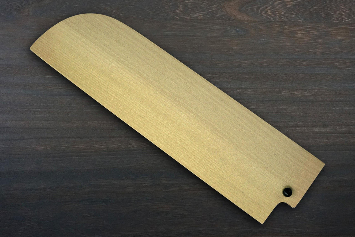 Left Handed Magnolia Saya Sheath with Ebony Pin for 180mm Kamagata-UsubaVegetable