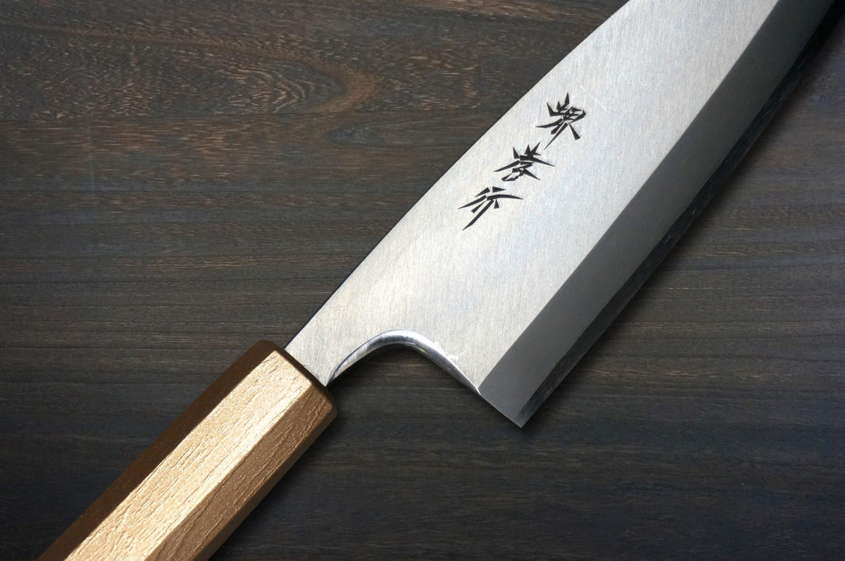 Sakai Takayuki INOX Japanese-style Nanairo Chefs Deba Knife 165mm ABS Resin Handle Gold-Pearl