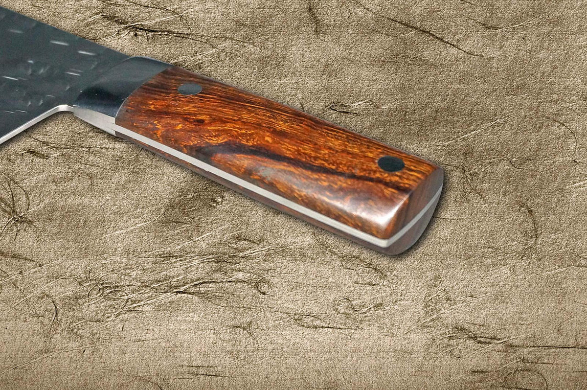 Takeshi Saji SRS13 Mirror Hammered Damascus IRN Japanese Chef's