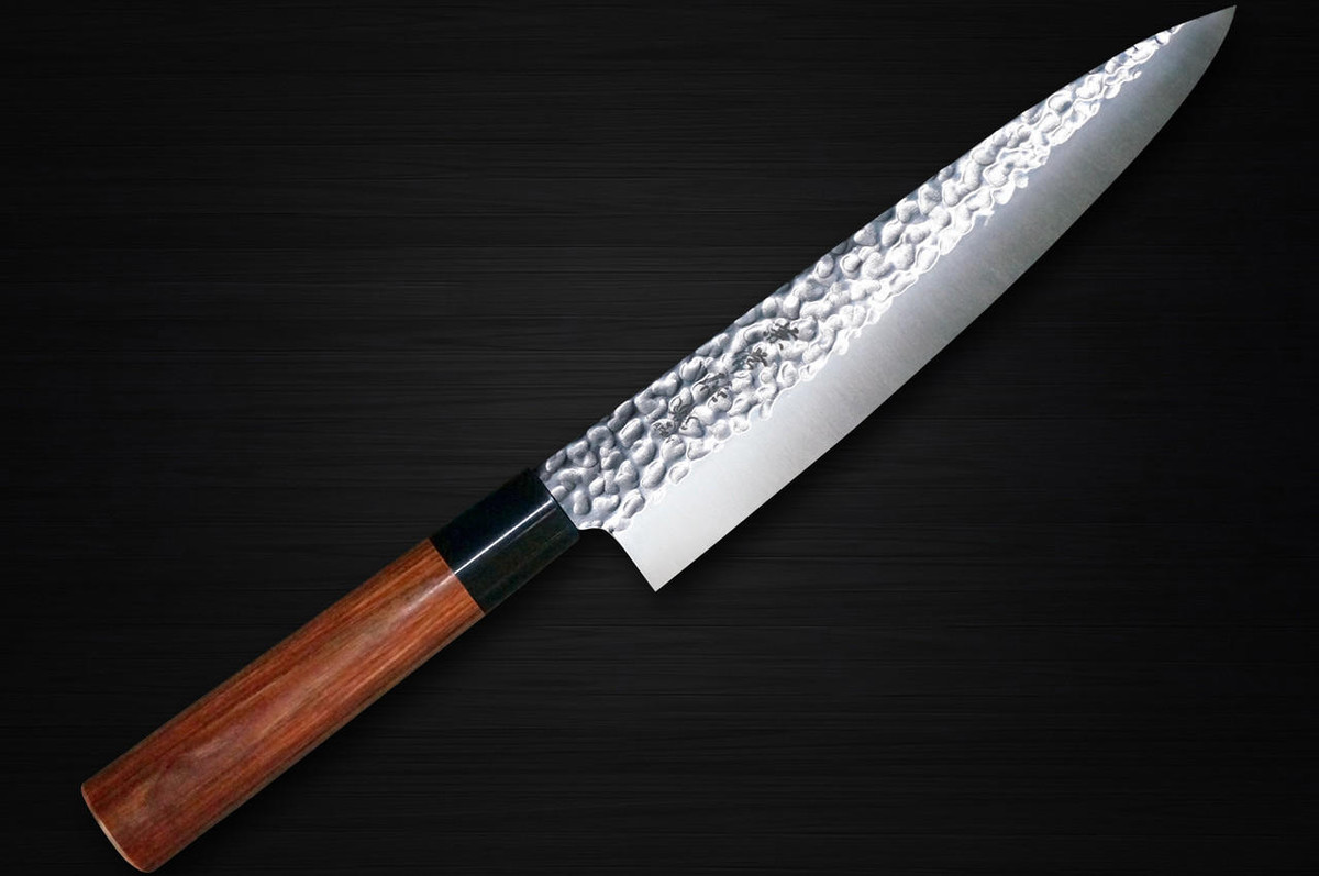 Kanetsune KC-950 DSR-1K6 Stainless Hammered Japanese Chef's Gyuto Knife 210mm 