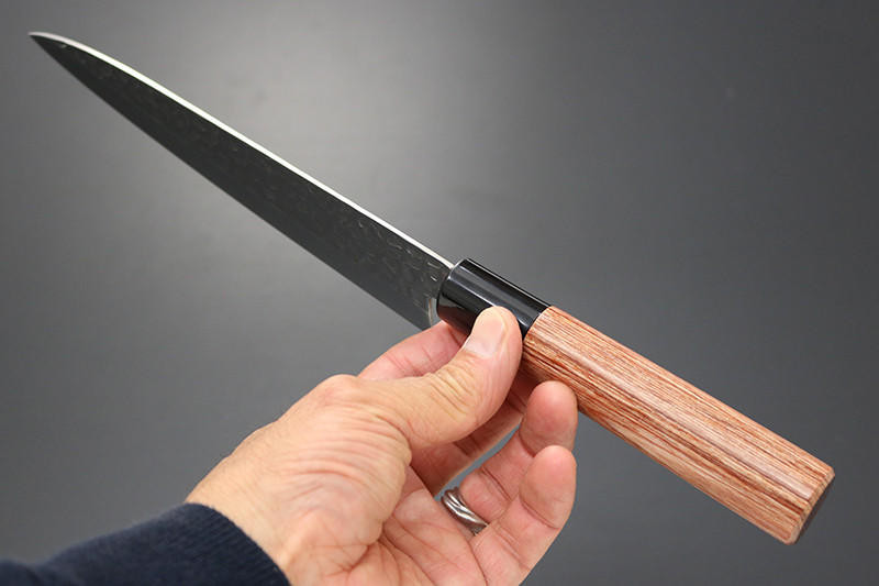 Kanetsune KC-950 DSR-1K6 Stainless Hammered Japanese Chef's Knife SET (Gyuto210-Slicer240-Santoku-Vegetable-Petty-Mini Deba) 