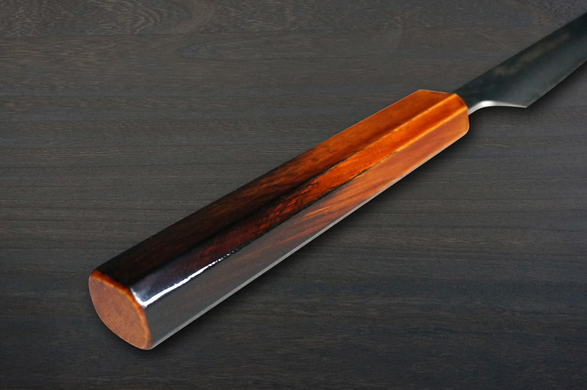 Sakai Takayuki 33-Layer VG10 Damascus Urushi Chef's Petty Knife(Utility) 150mm with Japanese Lacquered Oak Handle [YAKIURUSHI] 