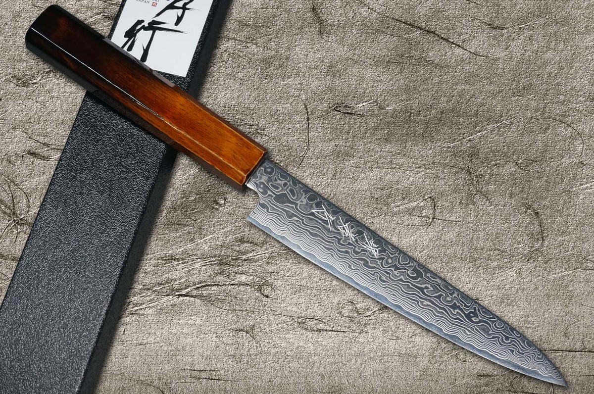Sakai Takayuki GINGA ZA-18 69-Layer Damascus Japanese Chef's Petty