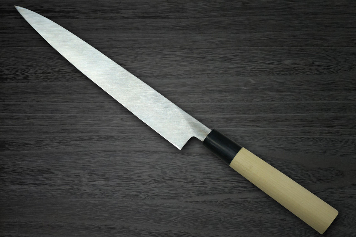 Sakai Takayuki Kasumitogi Buffalo Tsuba Japanese Chef's Yanagiba(Sashimi) 330mm 