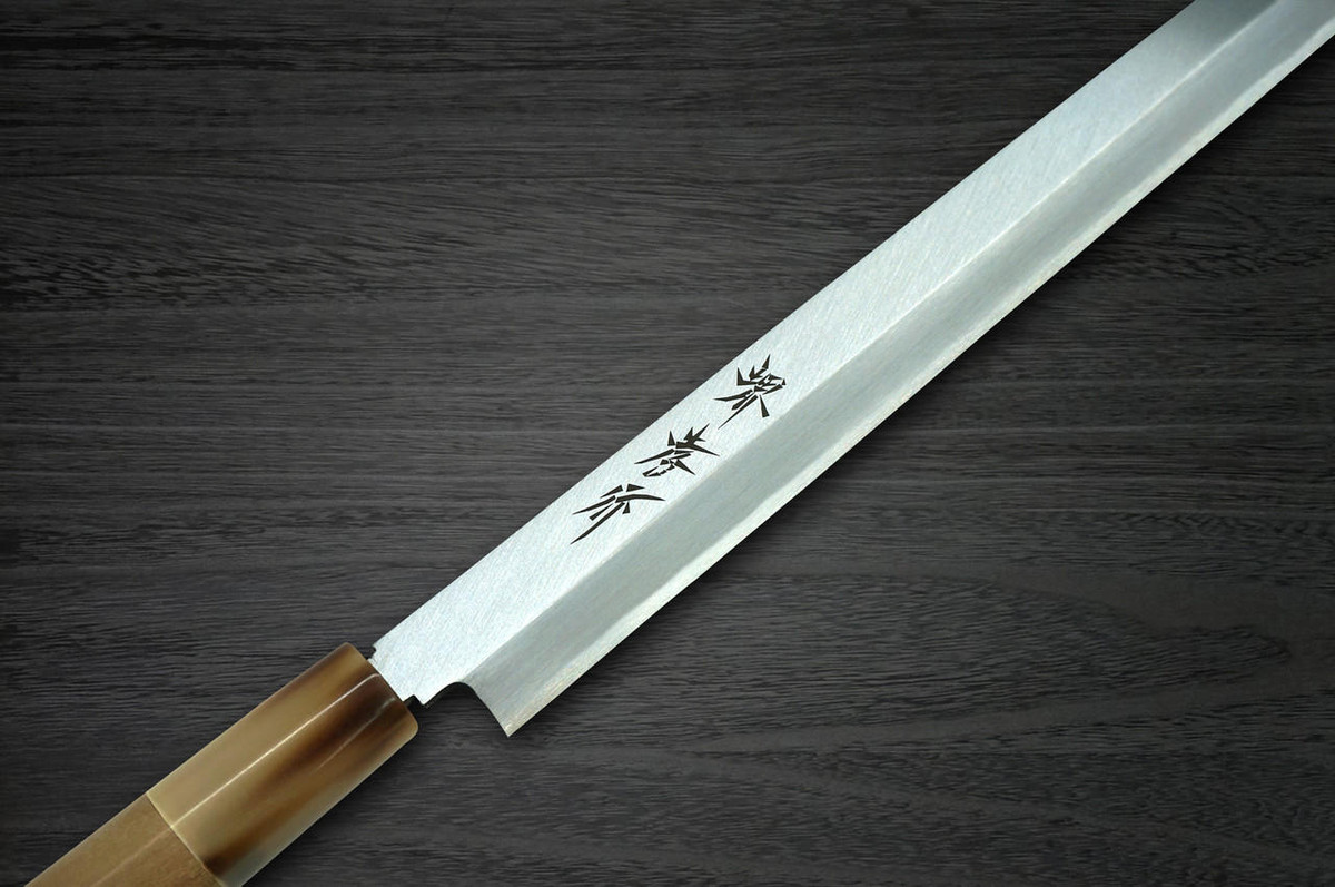 Sakai Takayuki Kasumitogi Buffalo Tsuba Japanese Chef's Takohiki(Sashimi) 240mm 