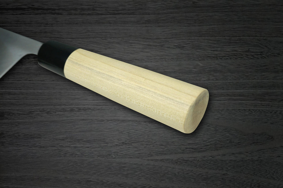 Sakai Takayuki Kasumitogi Buffalo Tsuba Japanese Chef's Deba Knife 195mm 