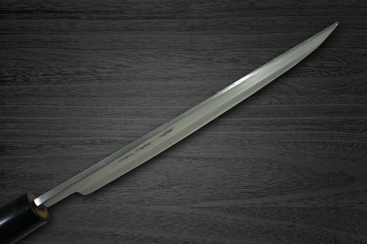 堺孝行霞鸟水牛镡日本厨师用寿司-Kiri 240mm |日本刀