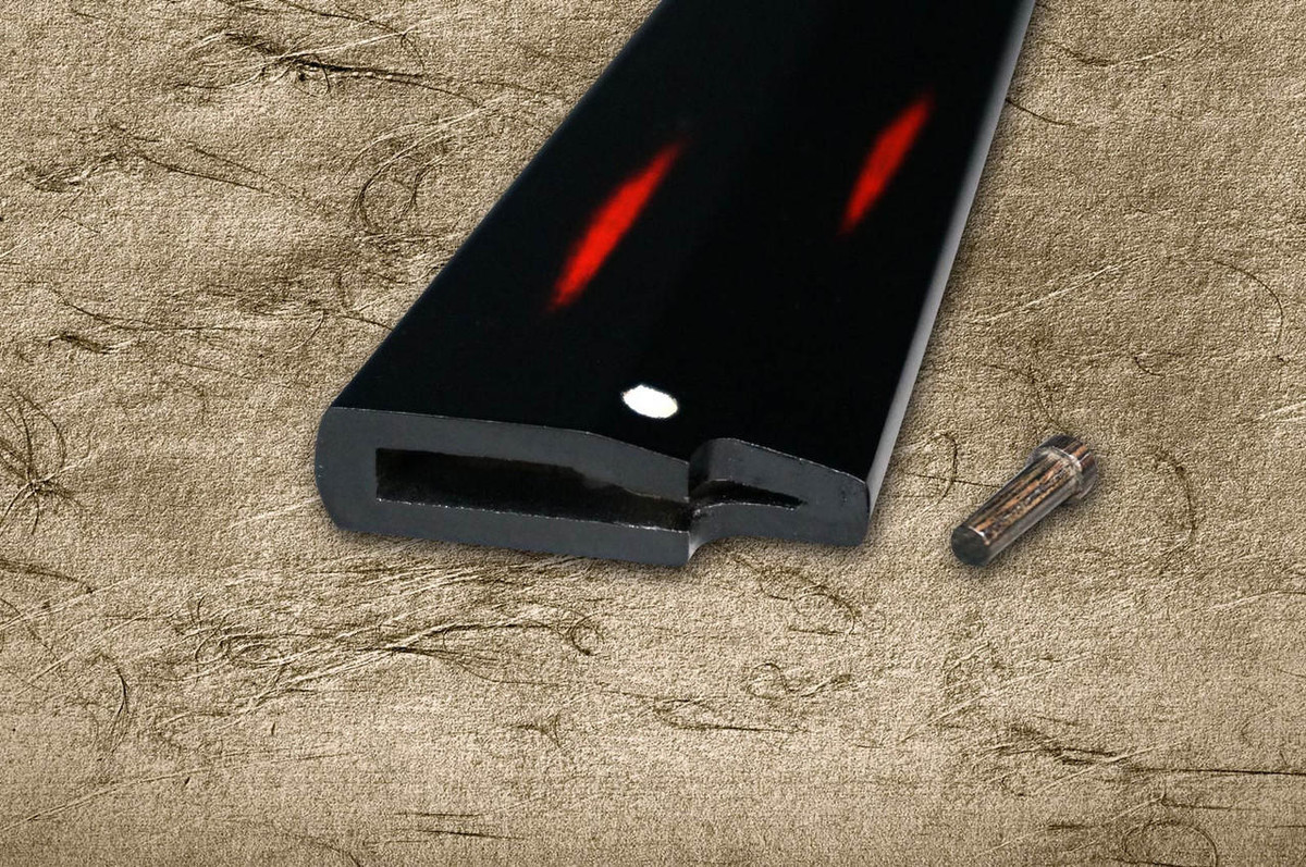 Shikisai Lacquered Saya Sheath [with Ebony Pin] [Akebono] for 210mm Yanagiba(Sashimi) 