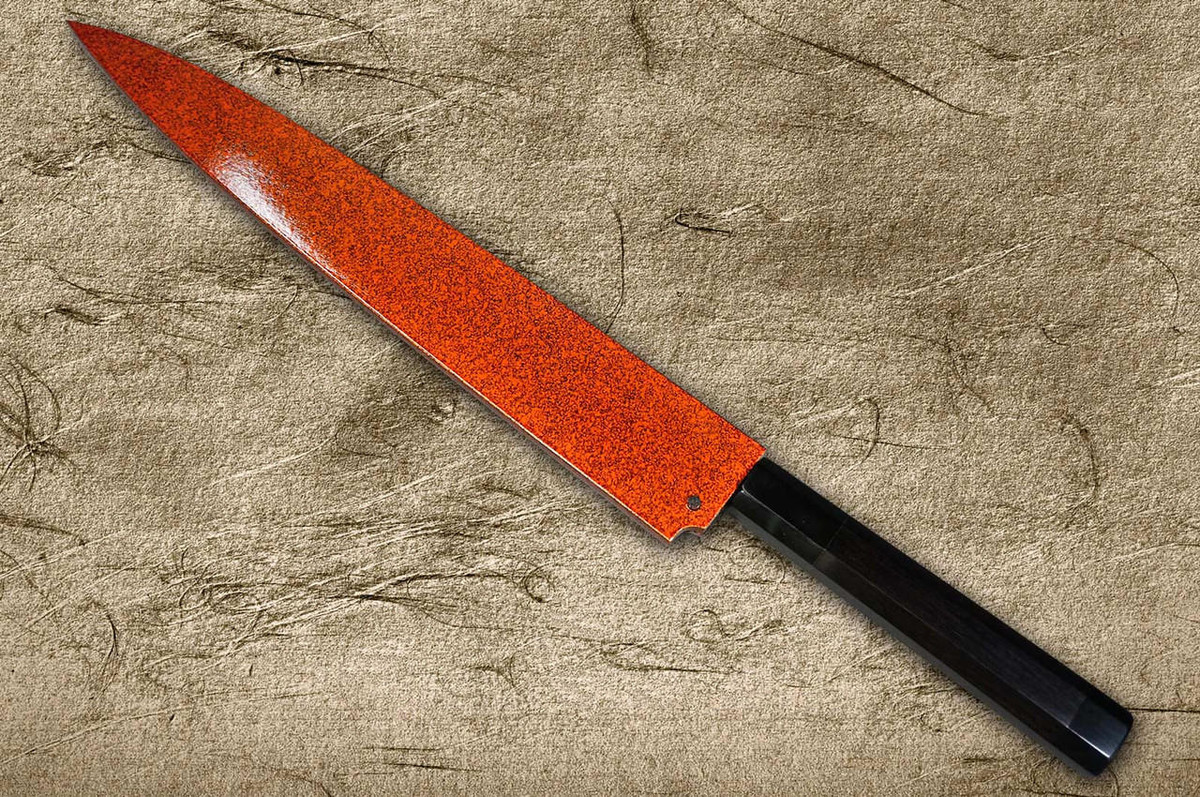 Shikisai Lacquered Saya Sheath [with Ebony Pin] [Hikari] for 270mm Yanagiba(Sashimi) 