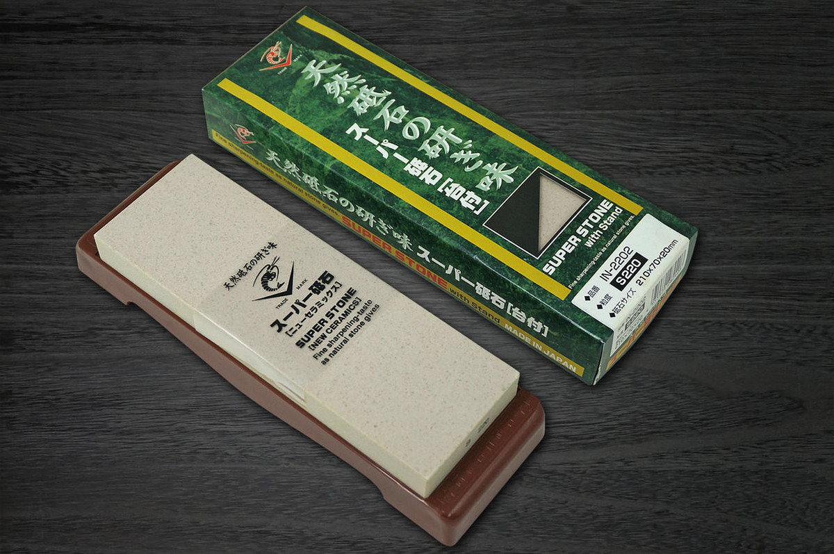 Naniwa Super Ceramic Waterstone (Whetstone) with Stand [S-220] 