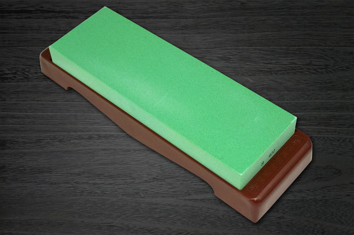 Naniwa Super Ceramic Waterstone (Whetstone) with Stand [S-400] 