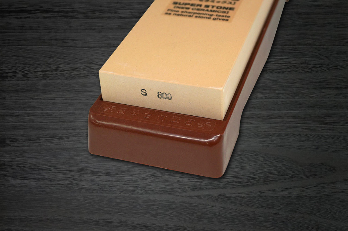 Naniwa Super Ceramic Waterstone (Whetstone) with Stand [S-800] 