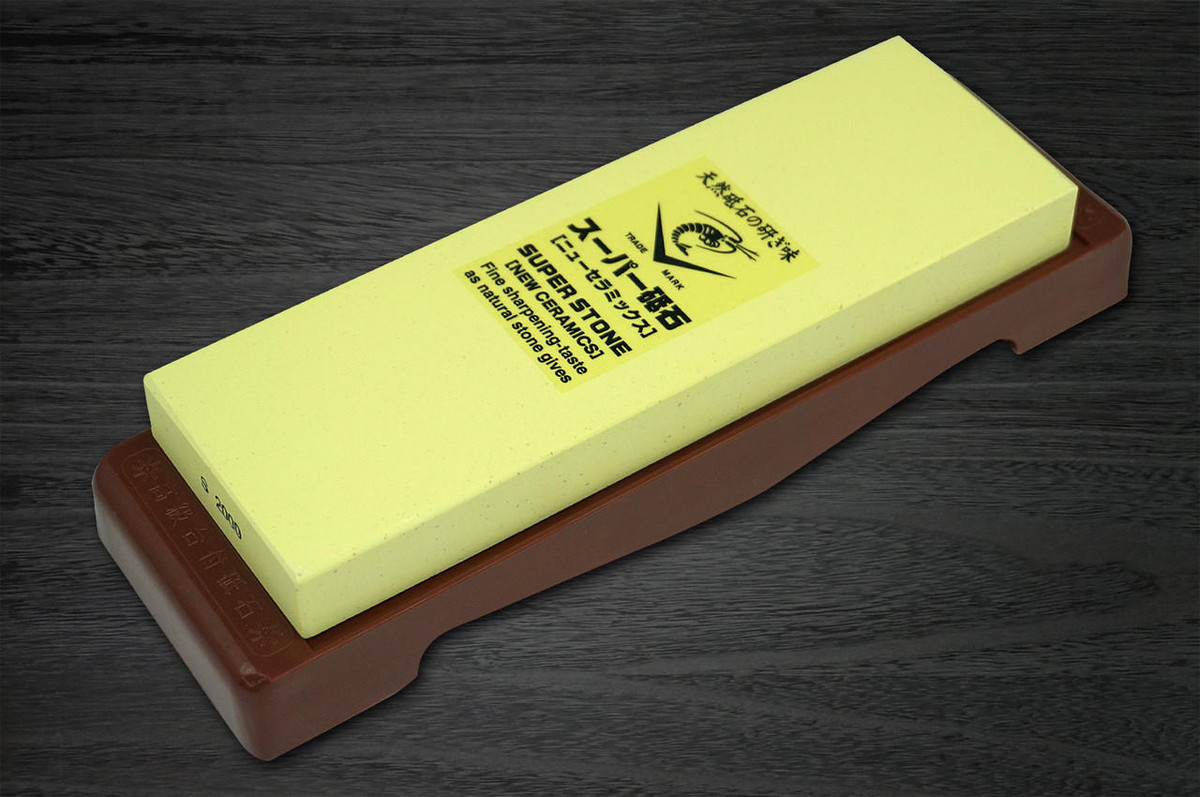 Naniwa Super Ceramic Waterstone (Whetstone) with Stand [S-2000] 