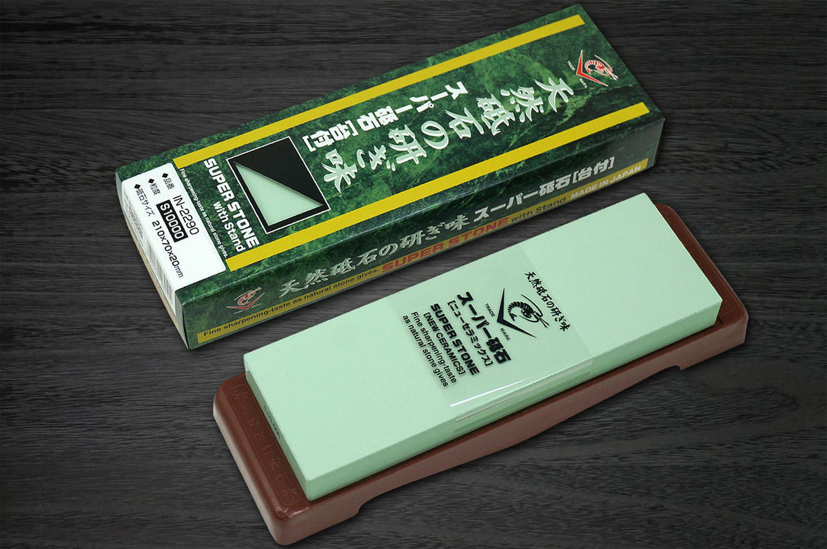 Naniwa Super Ceramic Waterstone (Whetstone) with Stand [S-10000] 