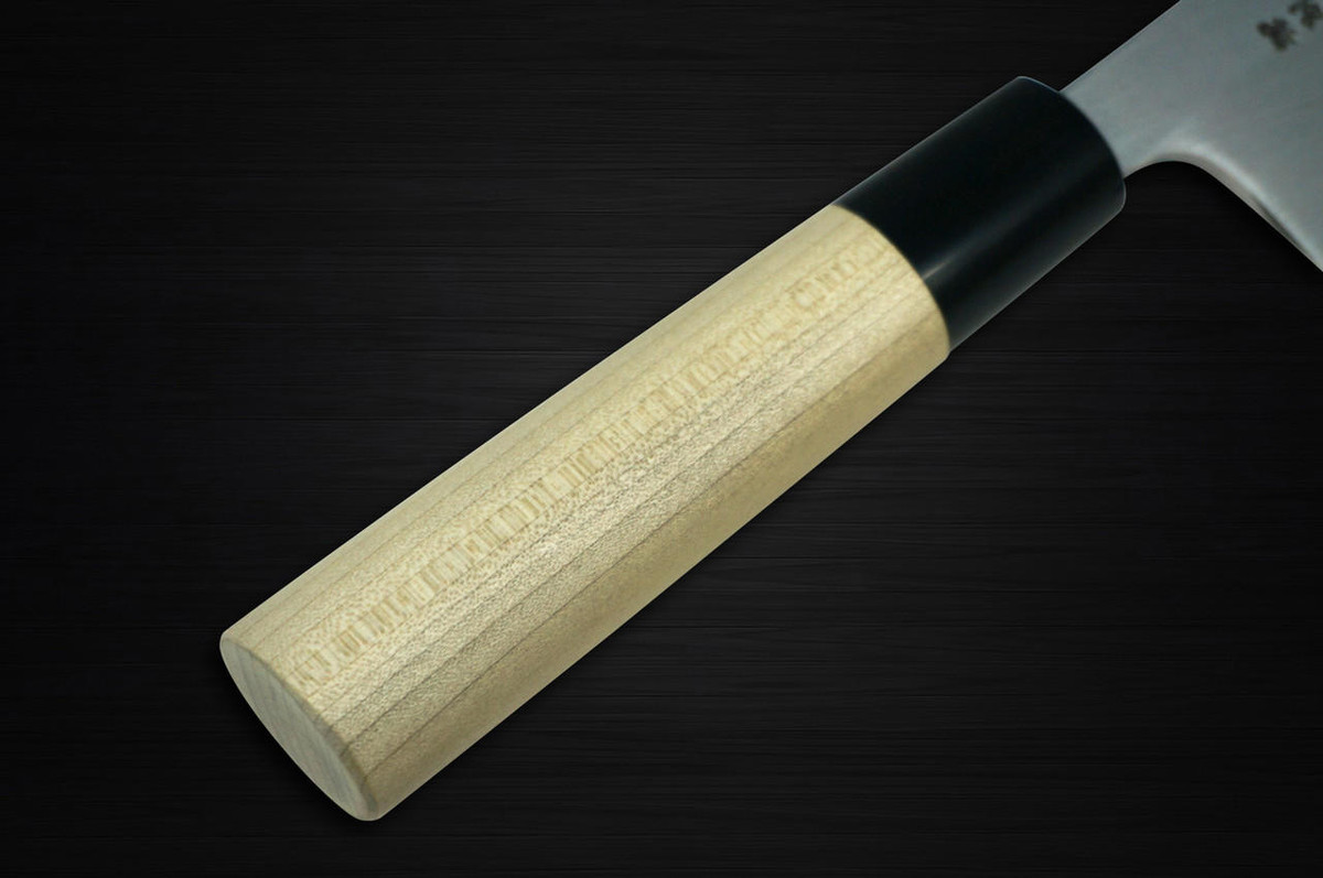 [Left Handed] Sakai Takayuki Tokujyo Supreme (White 2 steel) Japanese Chef's Kiritsuke Deba 180mm 