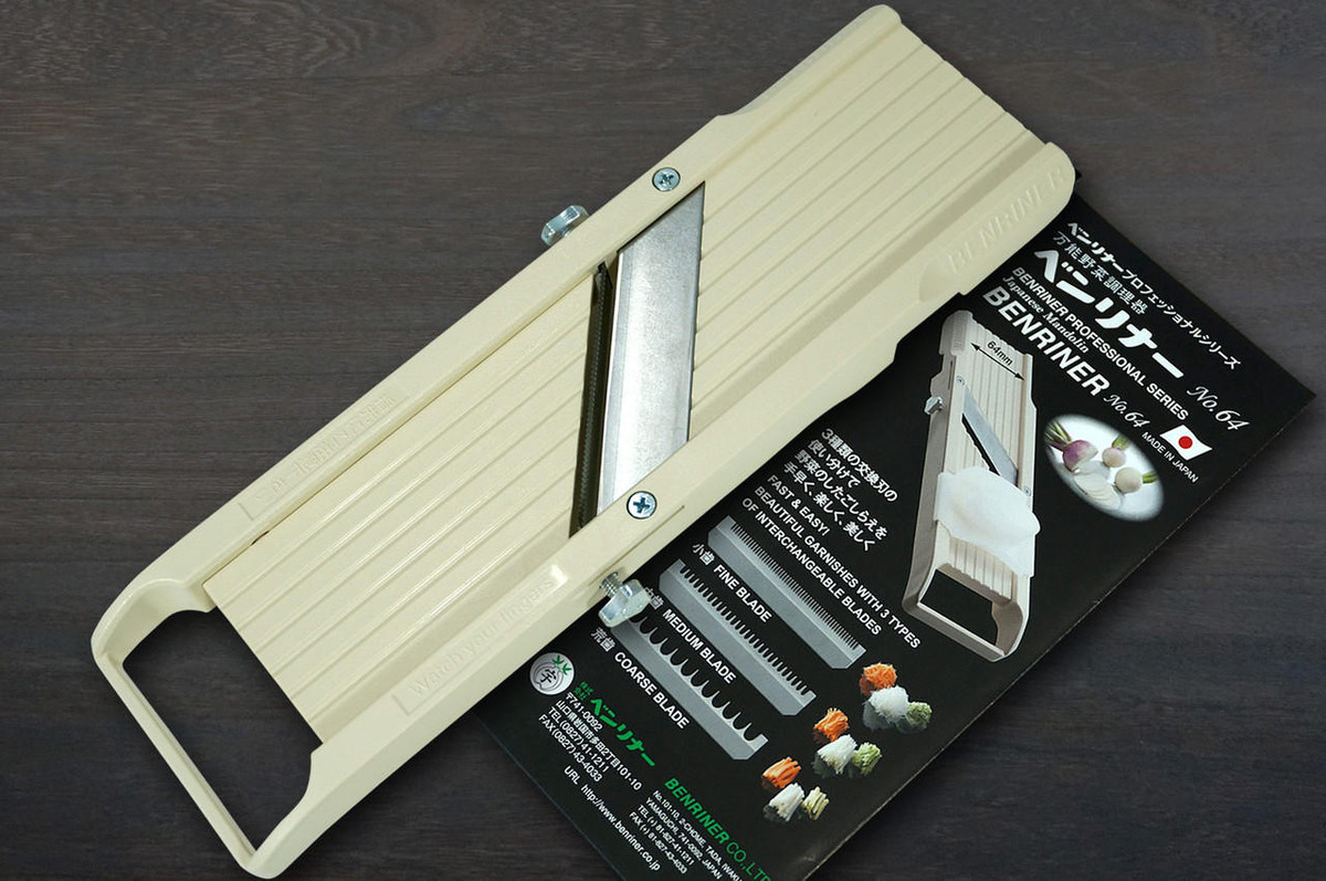 つねりん No.64 Benriner Japanese Mandolin All-Purpose Vegetable Slicer (No.64