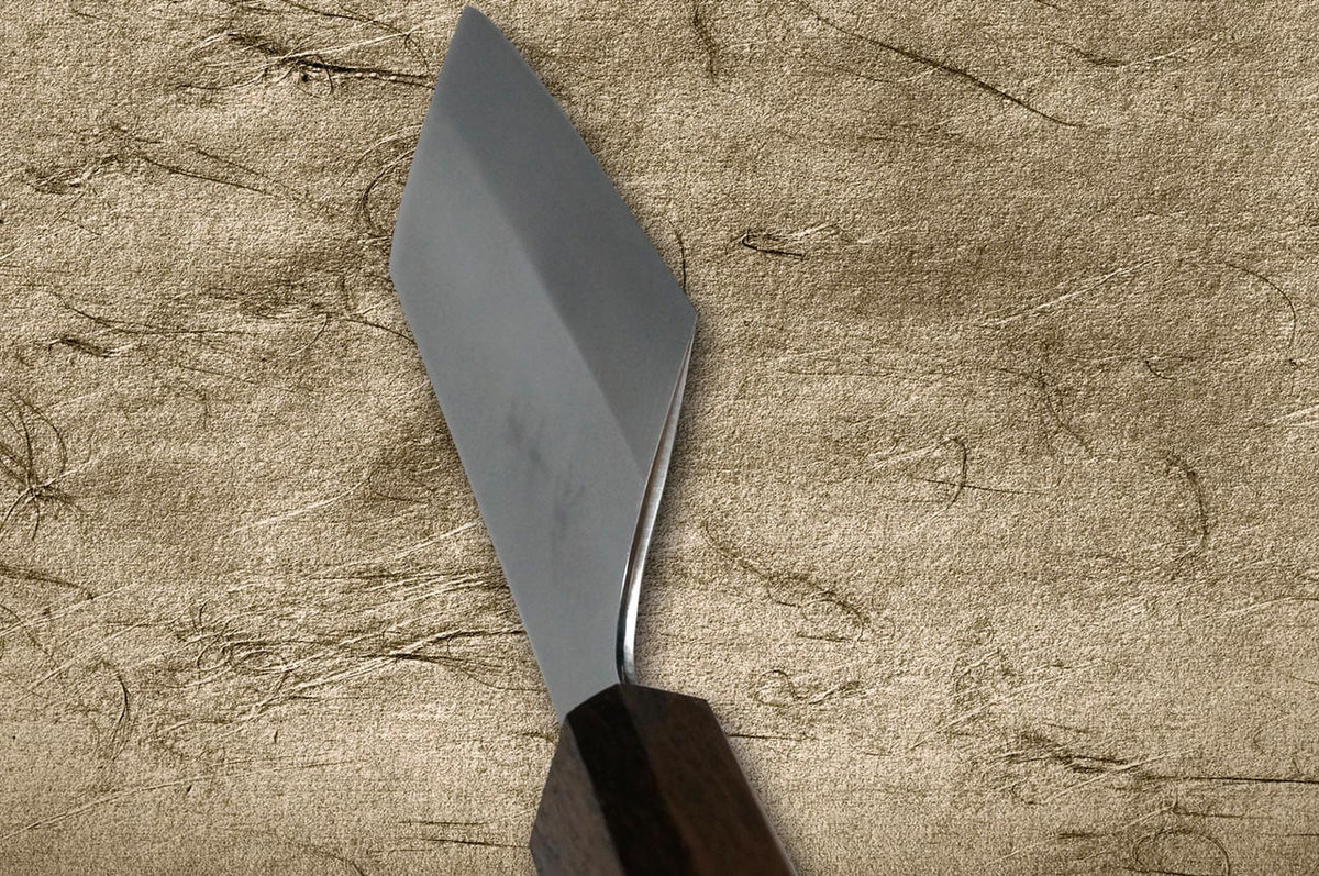 Yu Kurosaki VG-XEOS NEW GEKKO WA OK8M Japanese Chef's Nakiri(Vegetable) 165mm with Urushi Lacquered Oak Handle 