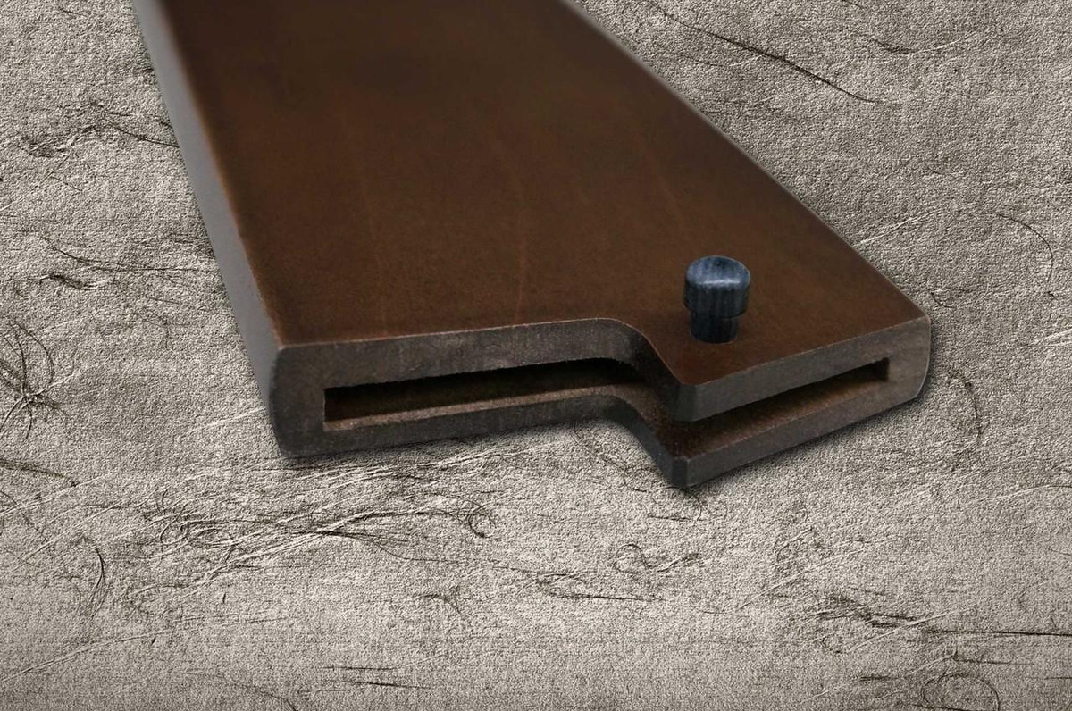Magnolia Saya Sheath Dark Brown [with Ebony Pin] for 270mm Chef Knife(Gyuto) 