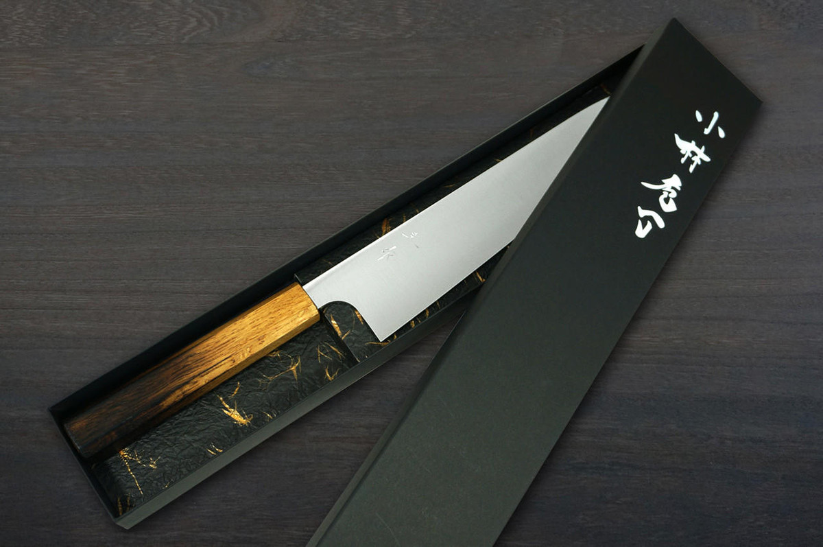 Kei Kobayashi R2 Special Finished OK8BYW Japanese Chef's Gyuto Knife 210mm with Urushi Lacquered Oak Handle 