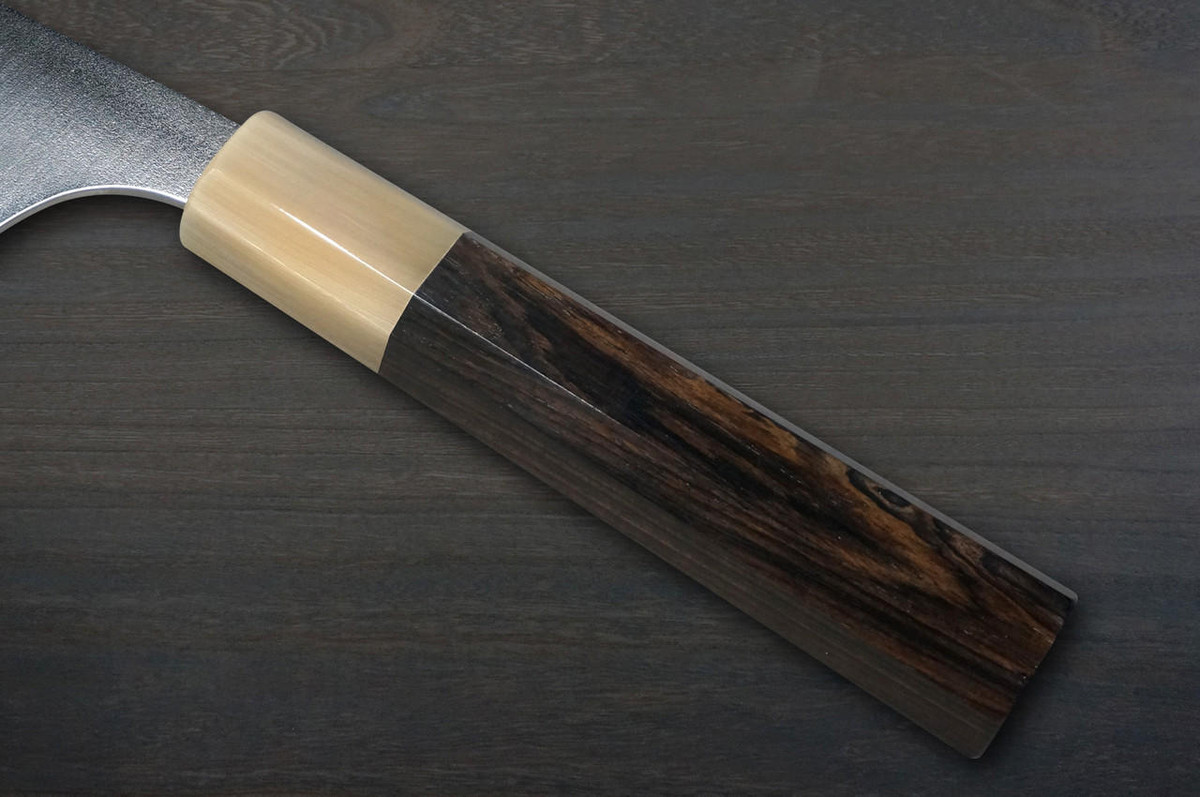 Yu Kurosaki VG-XEOS NEW GEKKO WA EB8W Japanese Chef's Gyuto Knife 270mm with White Buffalo Ring Ebony Handle 